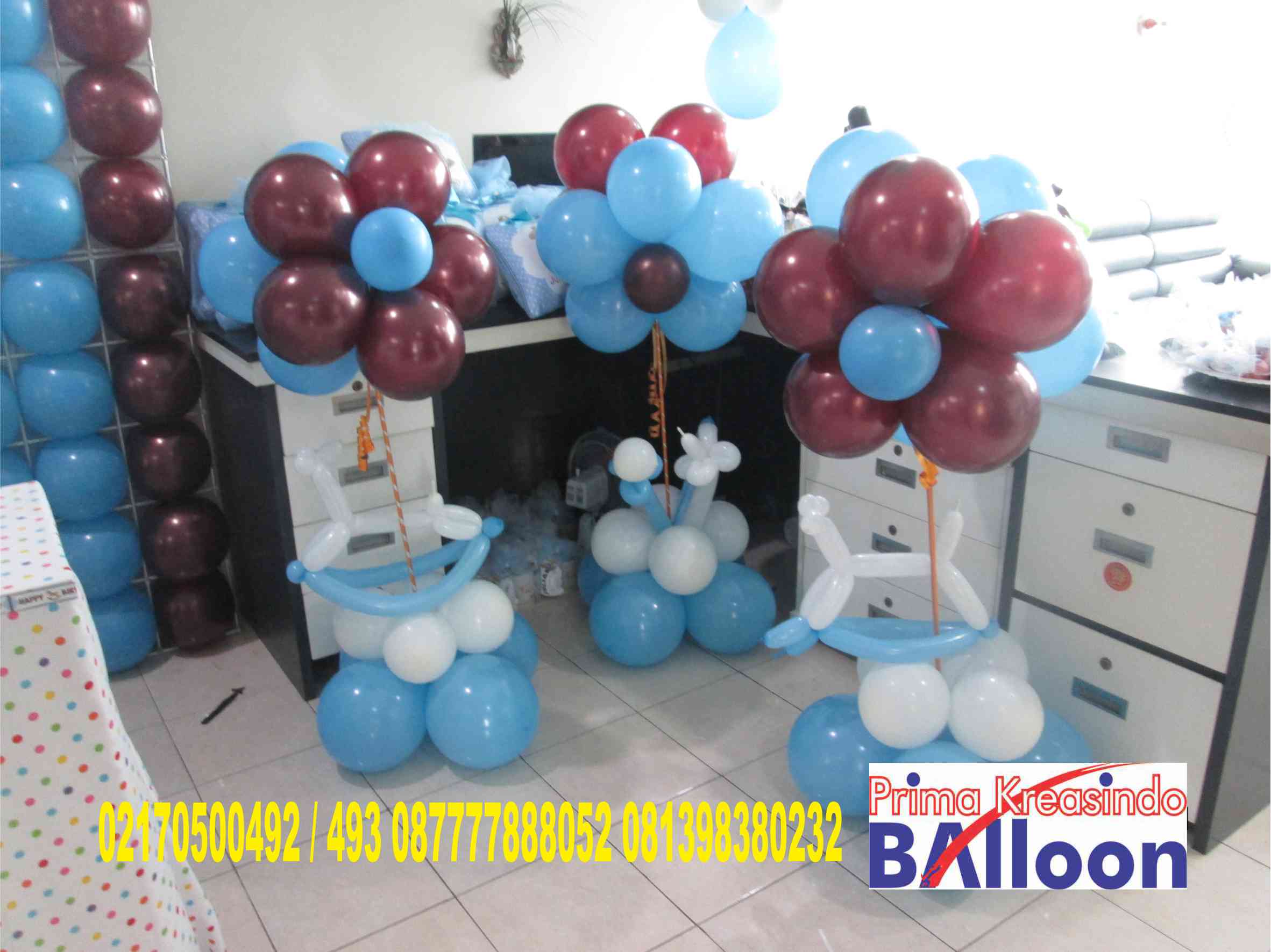  Dekorasi balon backdrop ulang tahun di apartemen ambasador 
